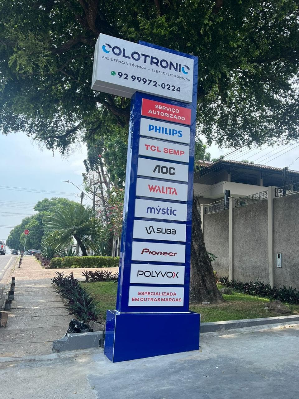 Fachada produzida pela OCA